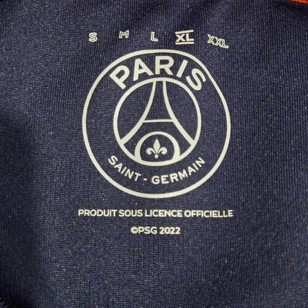 Paris Saint-Germain Navy and Red Soccer Jersey Activewear Mens Sports Shirt XL - Picture 6 of 6